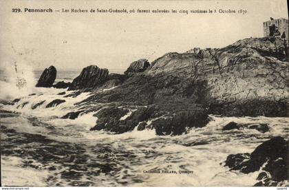 CPA Penmarch Les Rochers de Saint Guenole