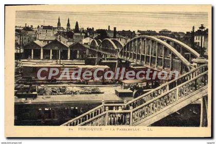 CPA PERIGUEUX la passerelle