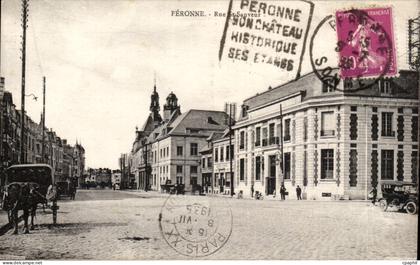 Peronne CPA Rue St Sauveur
