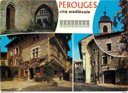 01 - Pérouges - Multivues - Cité Médiévale - Vieilles pierres - CPM - Voir Scans Recto-Verso