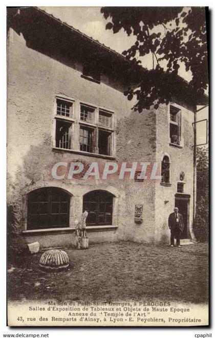 CPA Maison du petit Saint Georges a Perouges