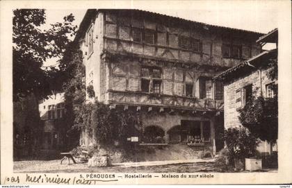 CPA Perouges Hostellerie Maison du XIII siecle