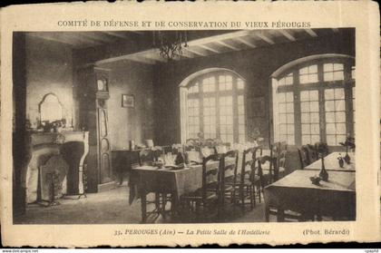 CPA Perouges La Petite Salle de L'Hostellerie