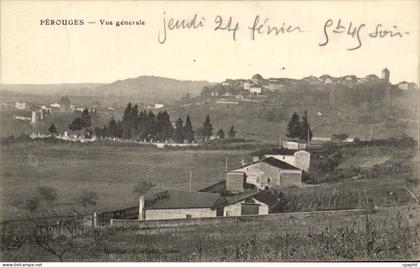 CPA Perouges Vue Generale