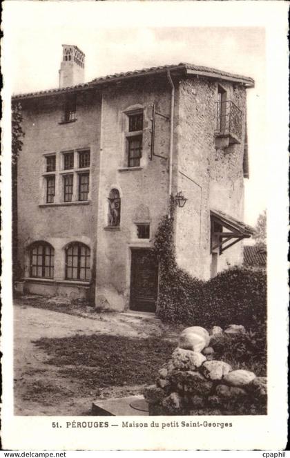 Perouges - Maison du Petit Saint Georges - CPA