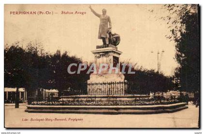 Perpignan CPA Statue Arago