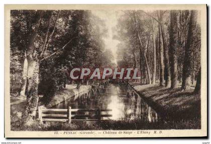 CPA Pessac Chateau de Saige L Etang