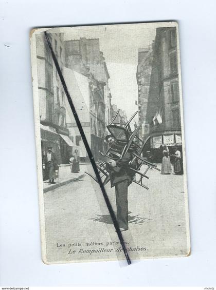 CPA - Les petits métiers Parisiens - Le Rempailleur de Chaises