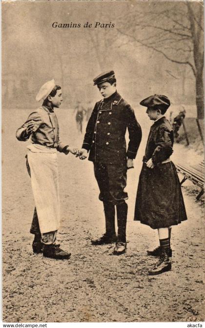 CPA PARIS Petits Metiers gamins (1245712)