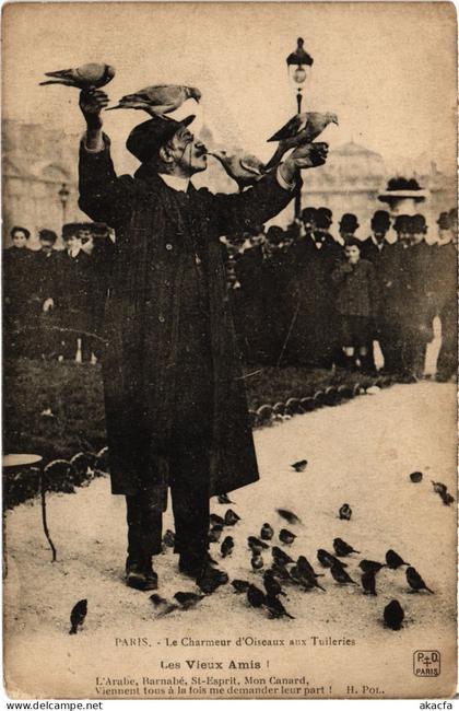 CPA Petits Metiers PARIS Charmeur d'Oiseau (1393259)