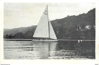 CPA LAC MAJEUR Bateau