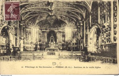 CPA Pelerinage de Ste Germaine Pibrac (H G) Interieur de la Vieille Eglise