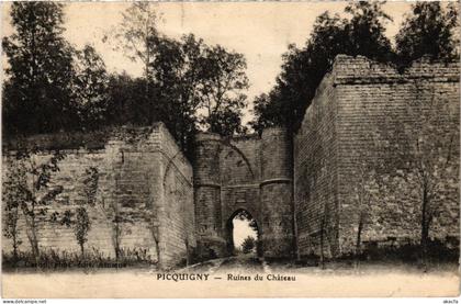 CPA Picquigny Ruines du Chateau (1498180)