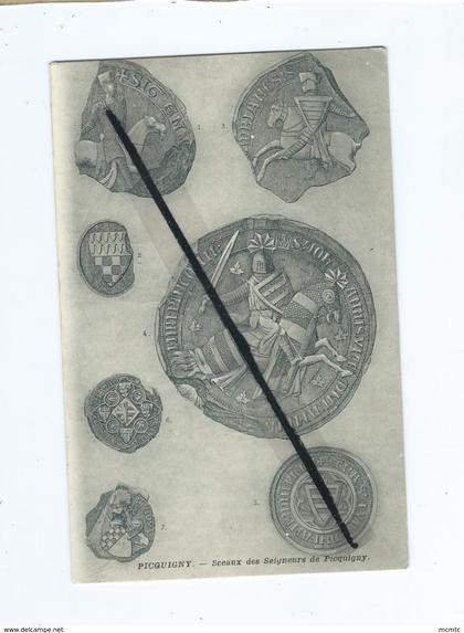 CPA  -  Picquigny  -  Sceaux des Seigneurs de Picquigny