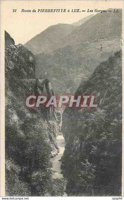 CPA Route de Pierrefitte a Luz Les Gorges