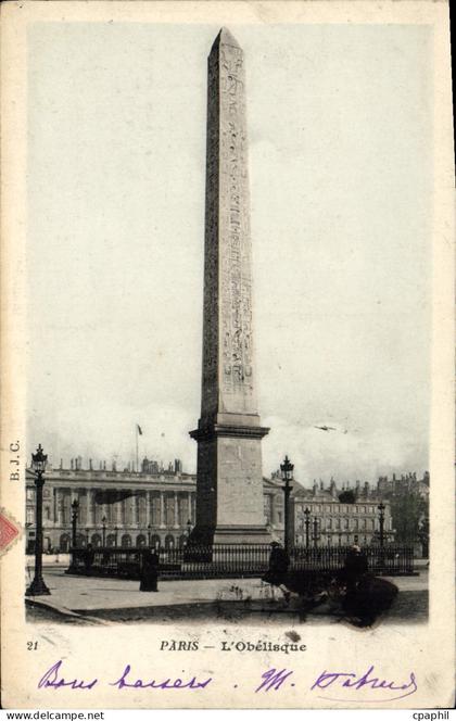 CPA Paris L'obelisque