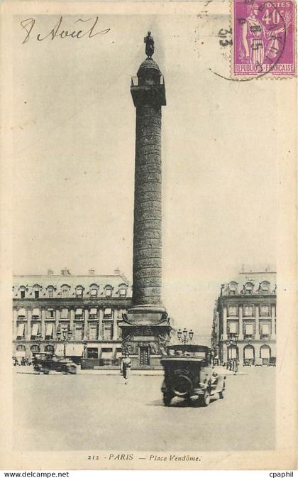 CPA Paris Place Vendome