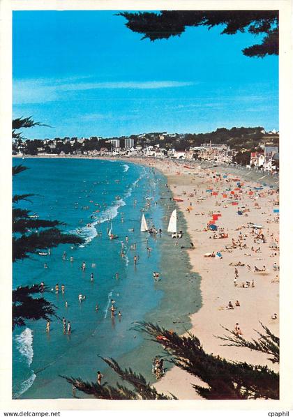 CPM Bretagne Le Val Andre La Plage vue des Murs Blancs