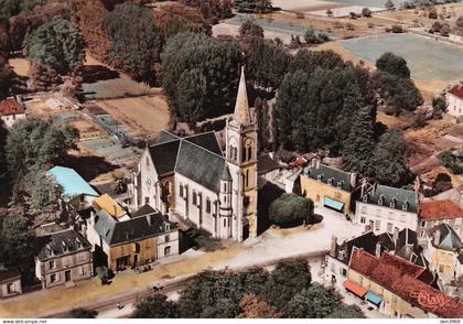 PLEUMARTIN - Vue aérienne - L'Eglise