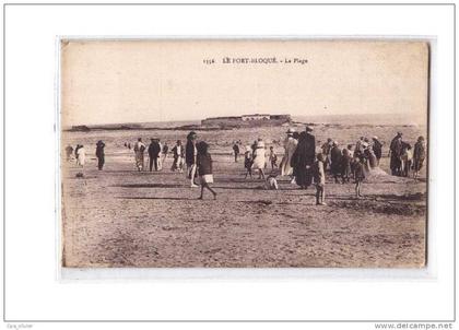 56 FORT BLOQUE (Ploemeur) Plage, bien animée, ed LN 1356, 192?