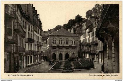 Plombieres les Bains - Rue Stanislas