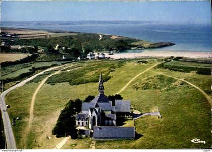 CPSM Plonevez Porzay S Finist vue aerienne l'eglise de Sainte Anne la Palud grand pardon dernier dim