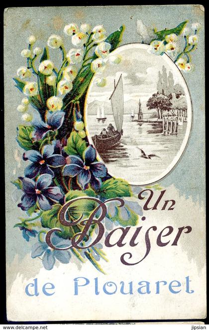 cpa du 22  Plouaret un baiser de Plouaret   Sept18-10