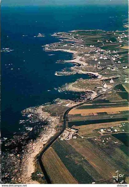 Carte Postale - 29 - Plouescat - La Route Cotière - Vue aérienne - Voir Scans Recto Verso
