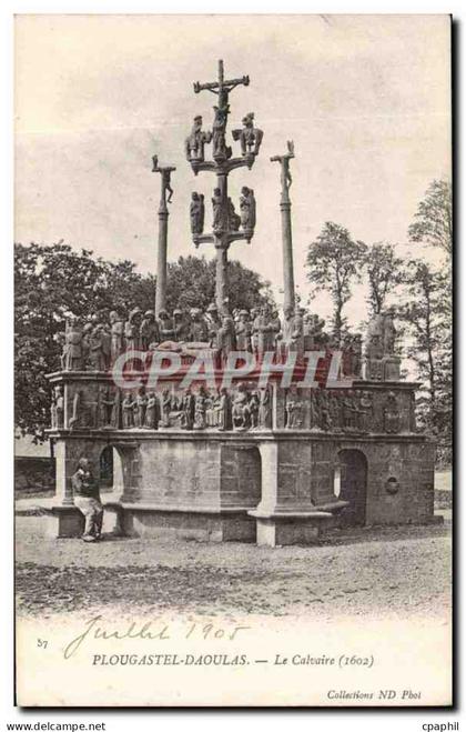 CPA Plougastel Daoulas Le calvaire (1602)