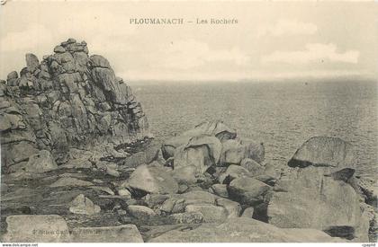 CPA PLOUMANAC'H-L'oratoire Saint-Guirec et le Chateau de Costaeres