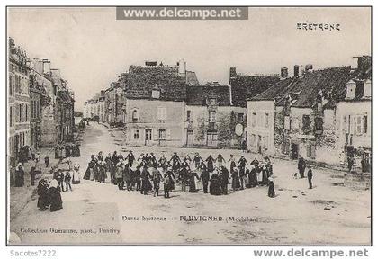SUPERBE CARTE PLUVIGNER - DANSE BRETONNE