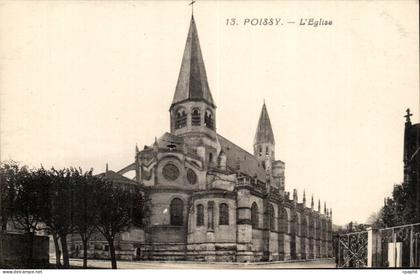 Poissy CPA L'eglise Notre DAme