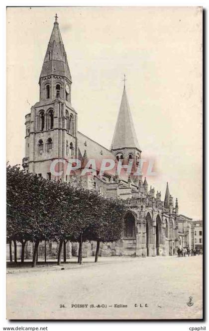 Poissy - Eglise - CPA