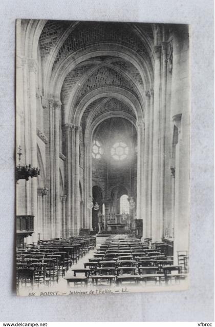 Poissy, intérieur de l'église, Yvelines 78