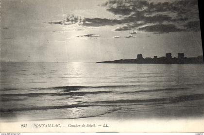 CPA Pontaillac Coucher de Soleil