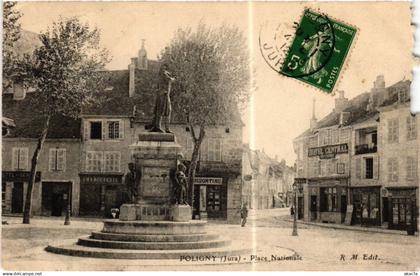 CPA POLIGNY Place Nationale (447033)