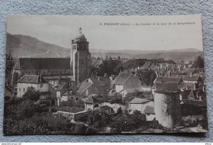 Poligny, le clocher et la tour de la Sergenterie, Jura 39