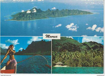 Polynésie  Française :   Moorea : vue
