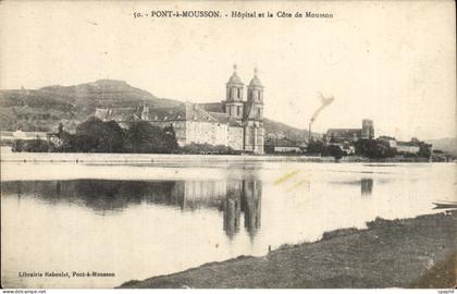Pont a Mousson CPA Hopital et la cote de Mousson