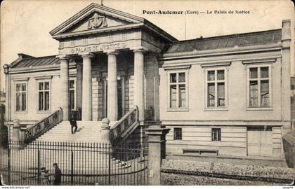 CPA Pont Audemer Eure Le Palais de Justlce