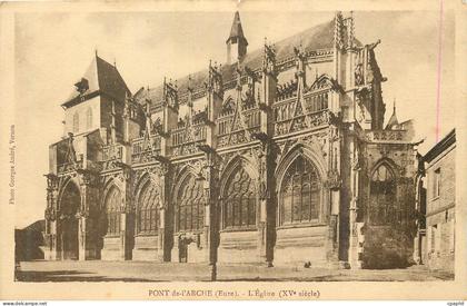 CPA Pont de l'Arche (Eure) Eglise (XVe Siecle)