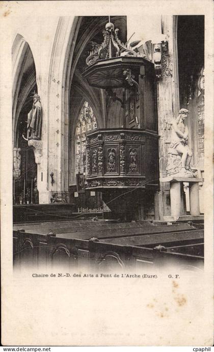 Pont de l'Arche - L'Eglise - Interieur - CPA