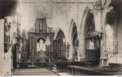 Pont de l'Arche - L'Eglise - La Grande Nef - CPA