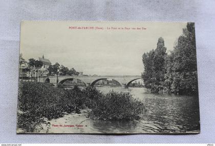 Pont de l'Arche, le pont et le pays vus des iles, Eure 27
