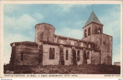 CPA PONT-du-CHATEAU Eglise Sainte-Martine (1252577)