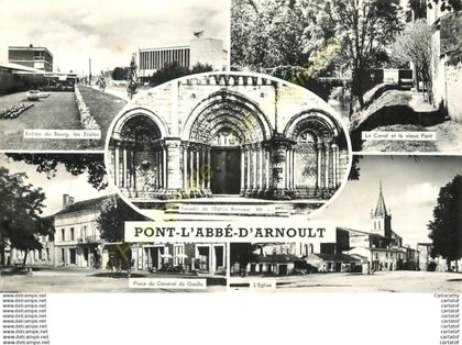 17.  PONT L'ABBE D'ARNOULT .  CP multivues .
