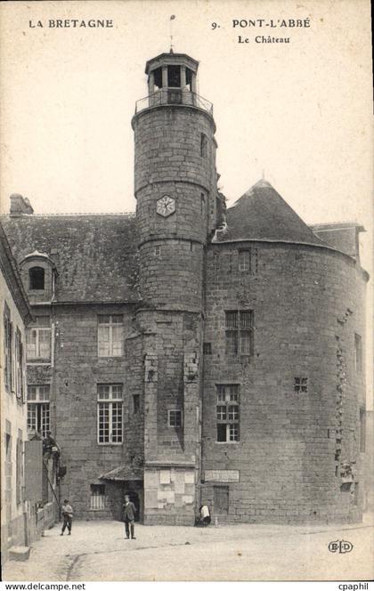 CPA Pont L'Abbe Le Chateau La Bretagne