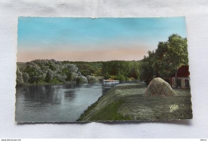 K256, Cpsm, Pont sainte Maxence, les bords de l'Oise 60