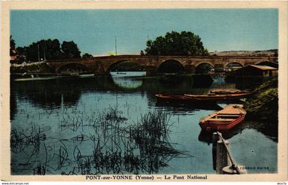 CPA PONT-sur-YONNE - Le Pont National (658492)