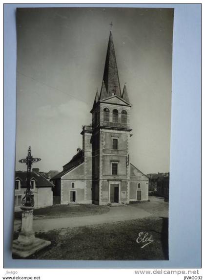 PONTACQ  :  L'EGLISE  -  Carte  SM